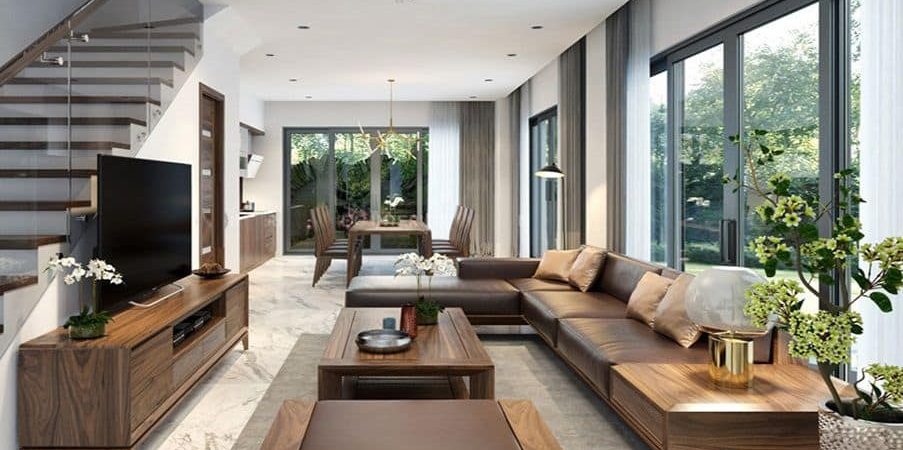 8 mẫu ghế sofa gỗ phòng khách trẻ trung, sang chảnh