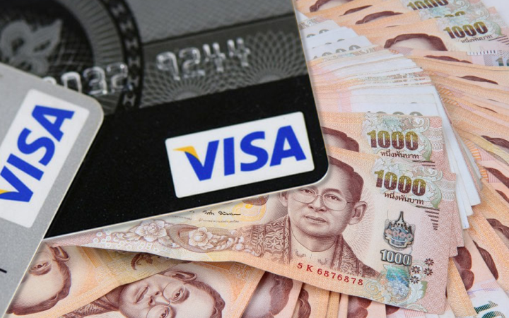 Tới Thái Lan nên dùng tiền mặt hay thẻ visa?